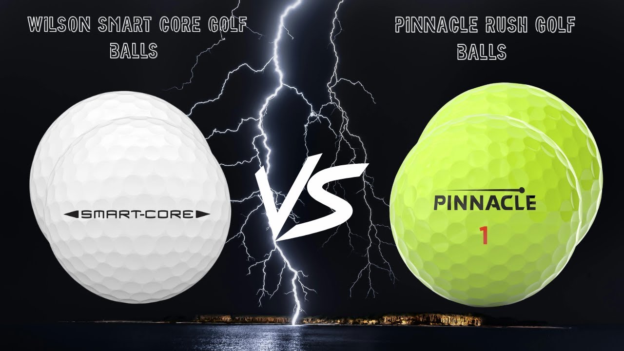 wilson smart core golf balls vs pinnacle rush golf balls Review and Comparison