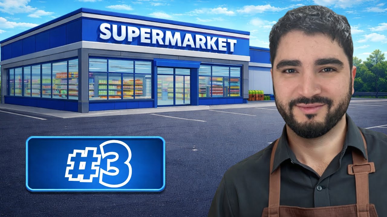COMPRÉ UN TERRENITO EN Supermarket Simulator # 3