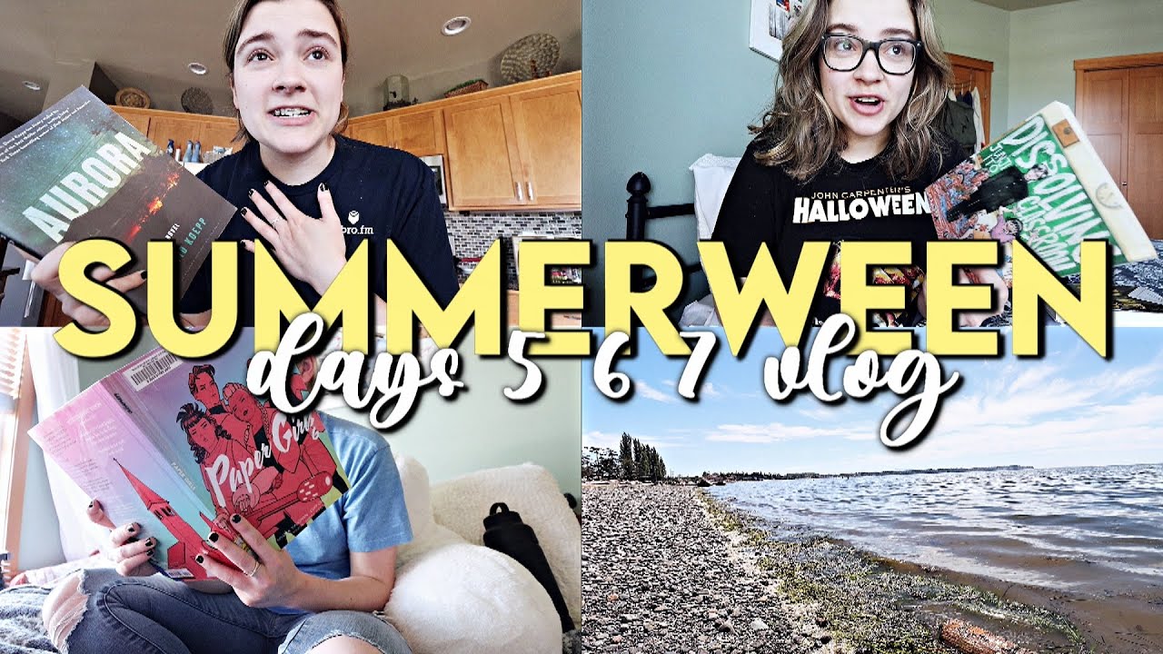 SUMMERWEEN DAYS 5, 6 & 7 vlog || reading disturbing manga, another book haul, and seeing NOPE 👻