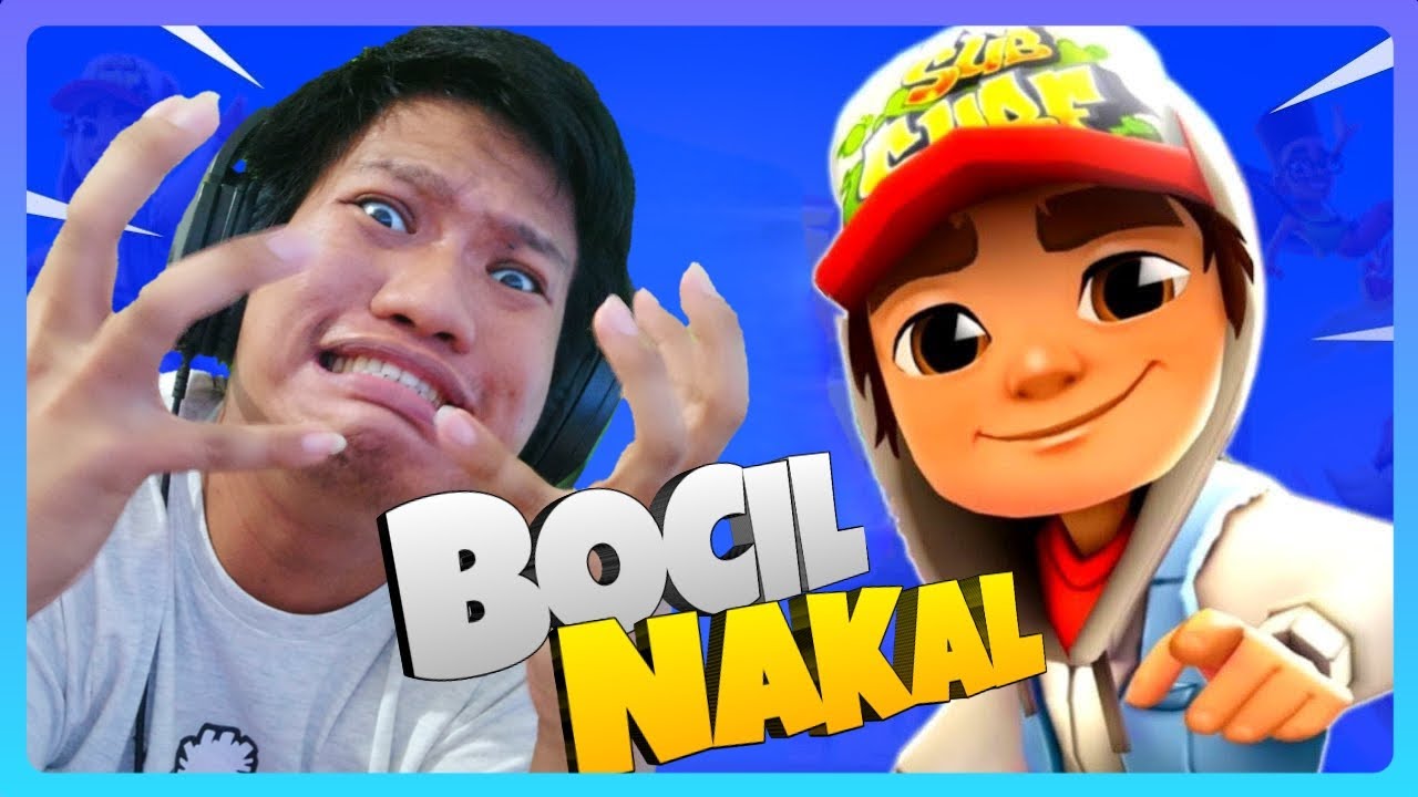 GAME YANG BISA MEMBUAT KITA SADAR KALAU JADI BOCIL NAKAL PASTI KETANGKEP WKWK!!! Subway Sufers INDO