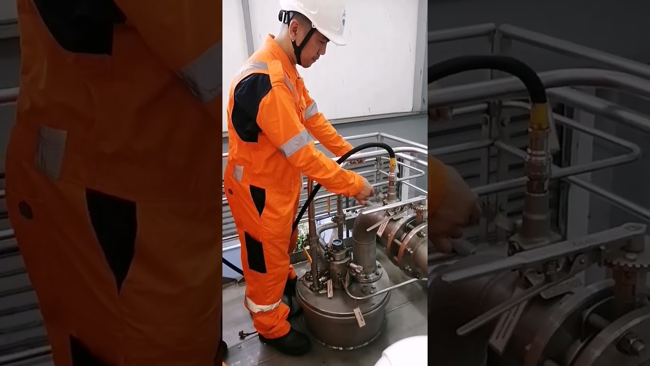 How to strip cargo using framo pump in local control one by one clear tutorials  