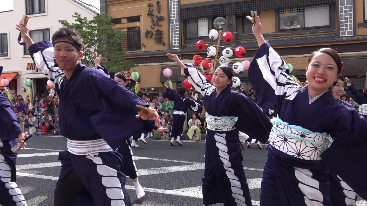 心纏い こころまとい 2017 瑞浪 美濃源氏七夕 公園前会場 4K よさこい