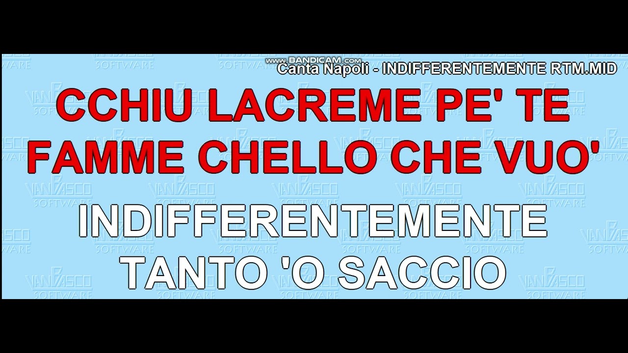 Valentina Stella INDIFFERENTEMENTE RTM Karaoke