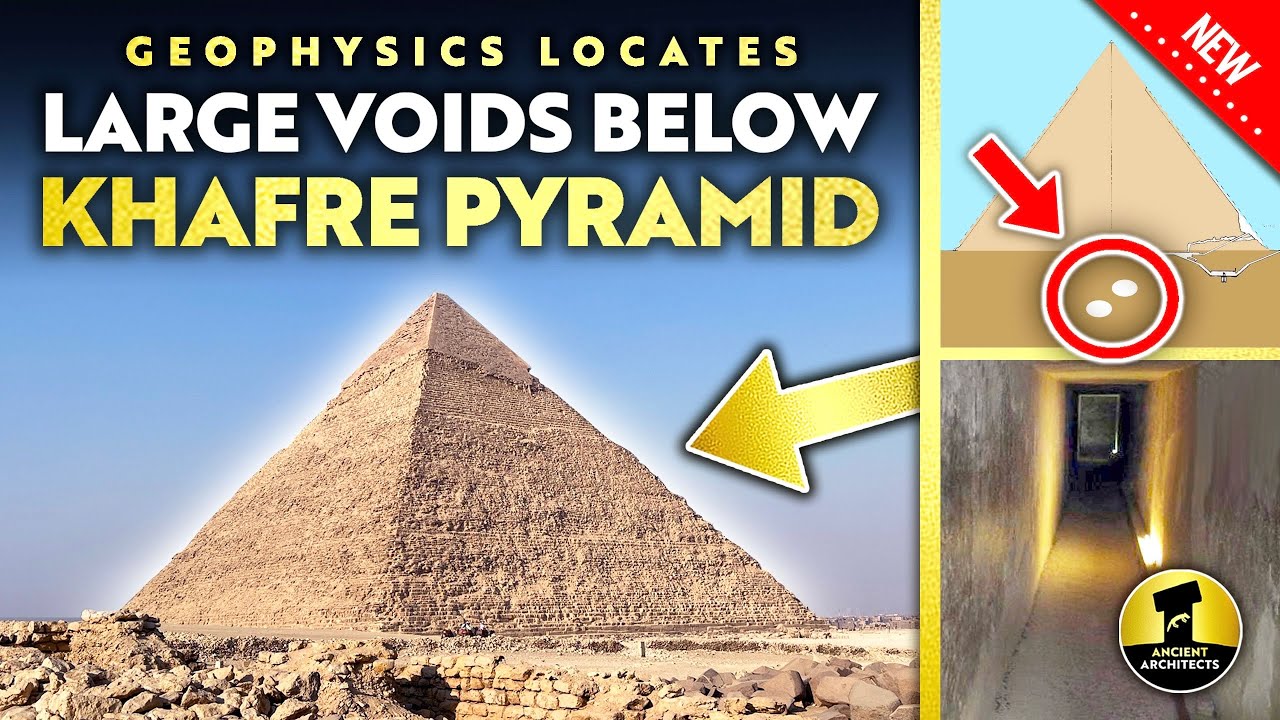 LARGE VOIDS Discovered Under the Giza Pyramid of Khafre | Ancient Architects