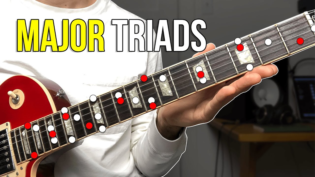 The Right Way To Learn MAJOR TRIADS On Guitar