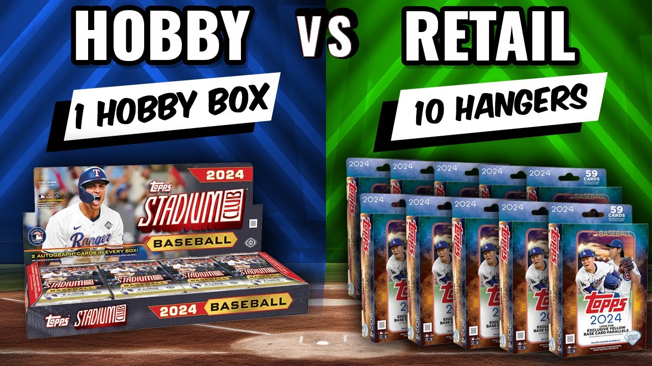 🚨ANOTHER VIDEO OF THE YEAR CANDIDATE!!🚨 2024 TOPPS STADIUM CLUB HOBBY VS 2024 TOPPS UPDATE HANGERS
