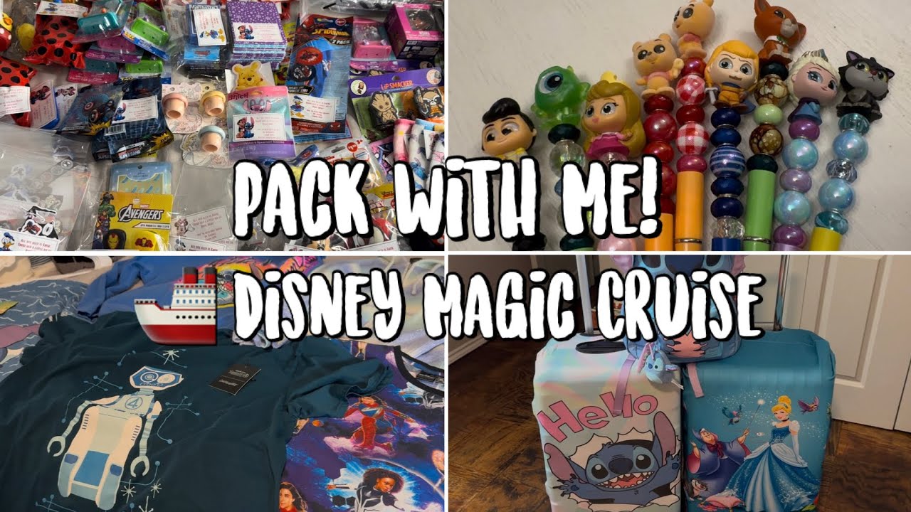 Набор для круиза Disney Magic Cruise Pack With Me 🧳: вещи в стиле «Волшебная пыль», «Принцессы» и...