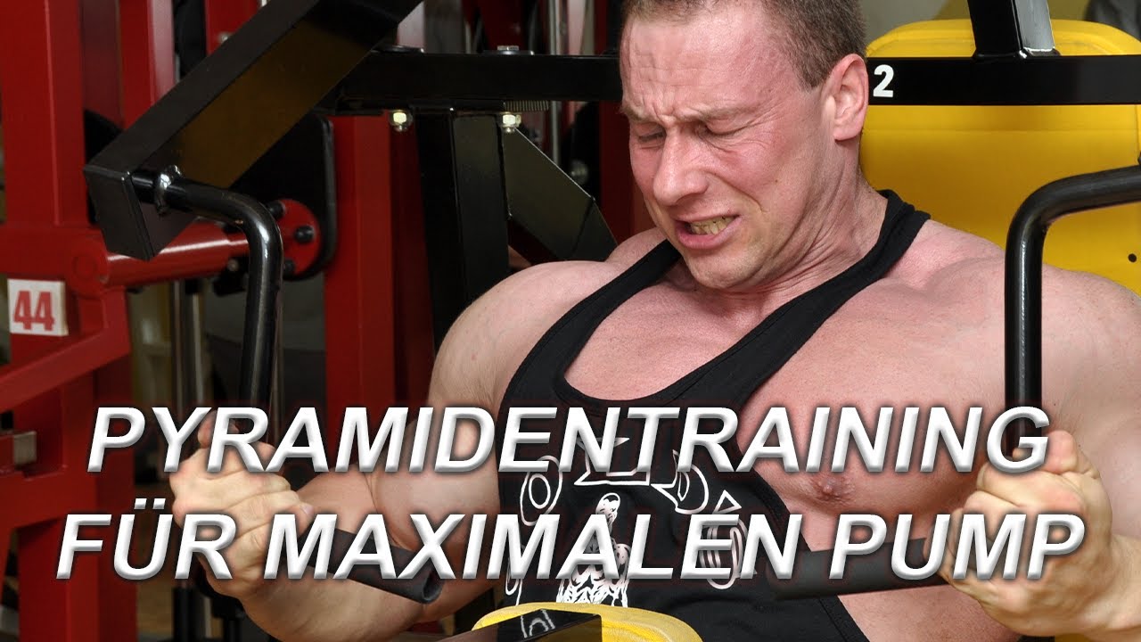Mehr Muskeln ist das Ziel, Pyramiden Training ist ein Weg dahin. Muskelaufbau einfach und effektiv !