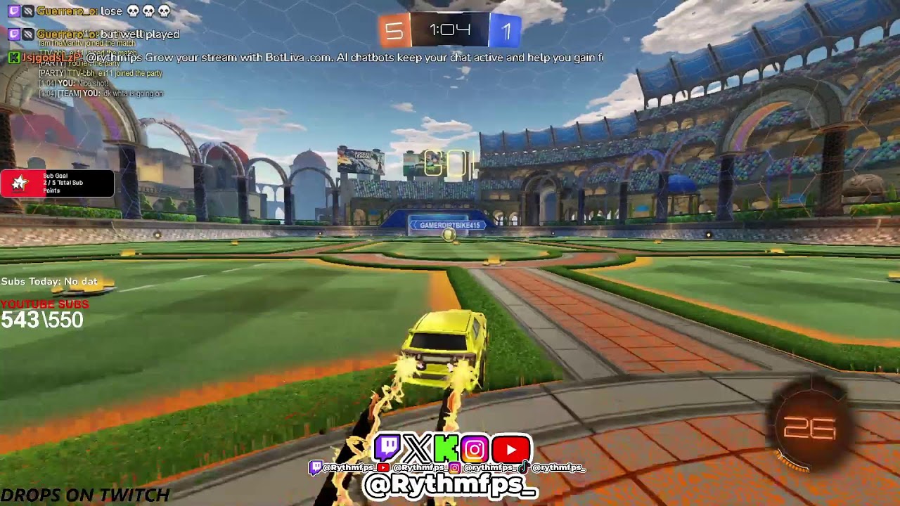 🚨 ROCKET LEAGUE 🚨 SHORT STREAM 🚨 I MISSED YOU 🚨 JOIN NOW 🚨 LETSS WINN 🚨CAN WE HIT 550 SUBS TODAY!! 🚨