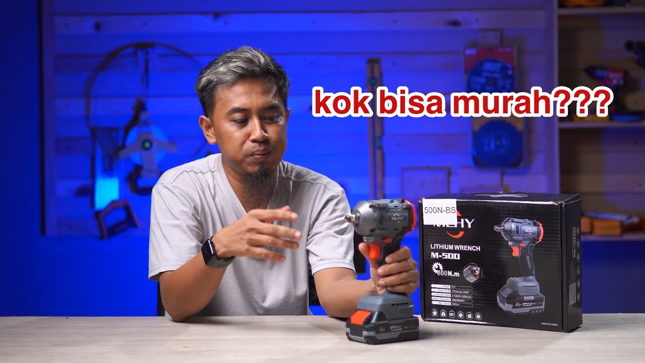 Viral on TikTok, crazy 500Nm cordless impact wrench complete with battery for only 330 thousand!!...