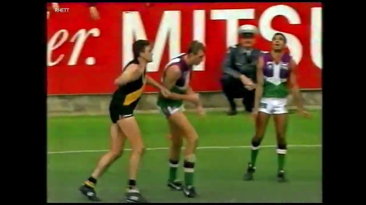 Rd 1 1995 Richmond v Fremantle news report - Des Dowling