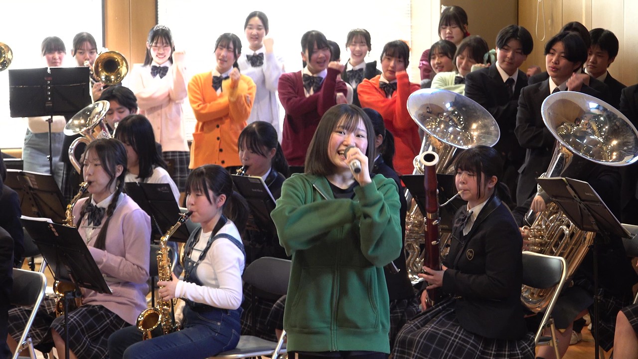 叡明高校 吹奏楽部「アンパンマンたいそう」