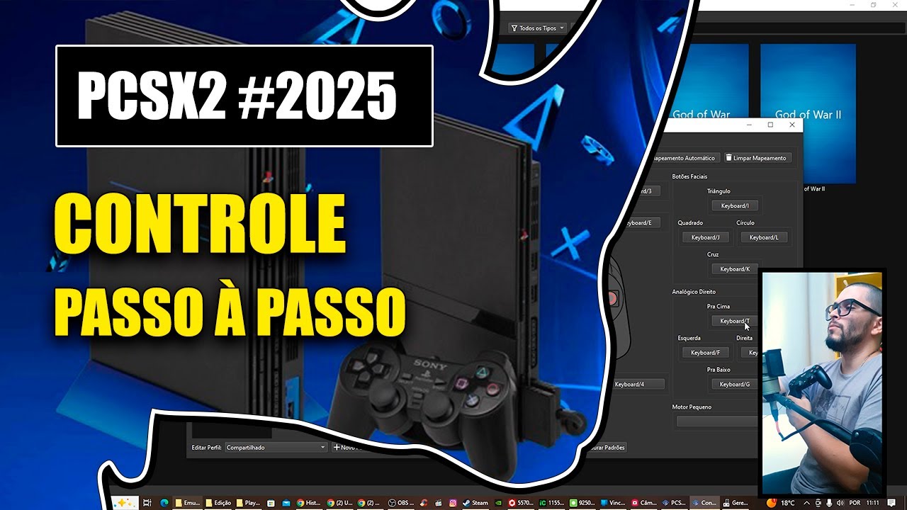 PCSX2 2025, configurando controle no Emulador de PlaySTation 2 ? Siga esse passo à passo