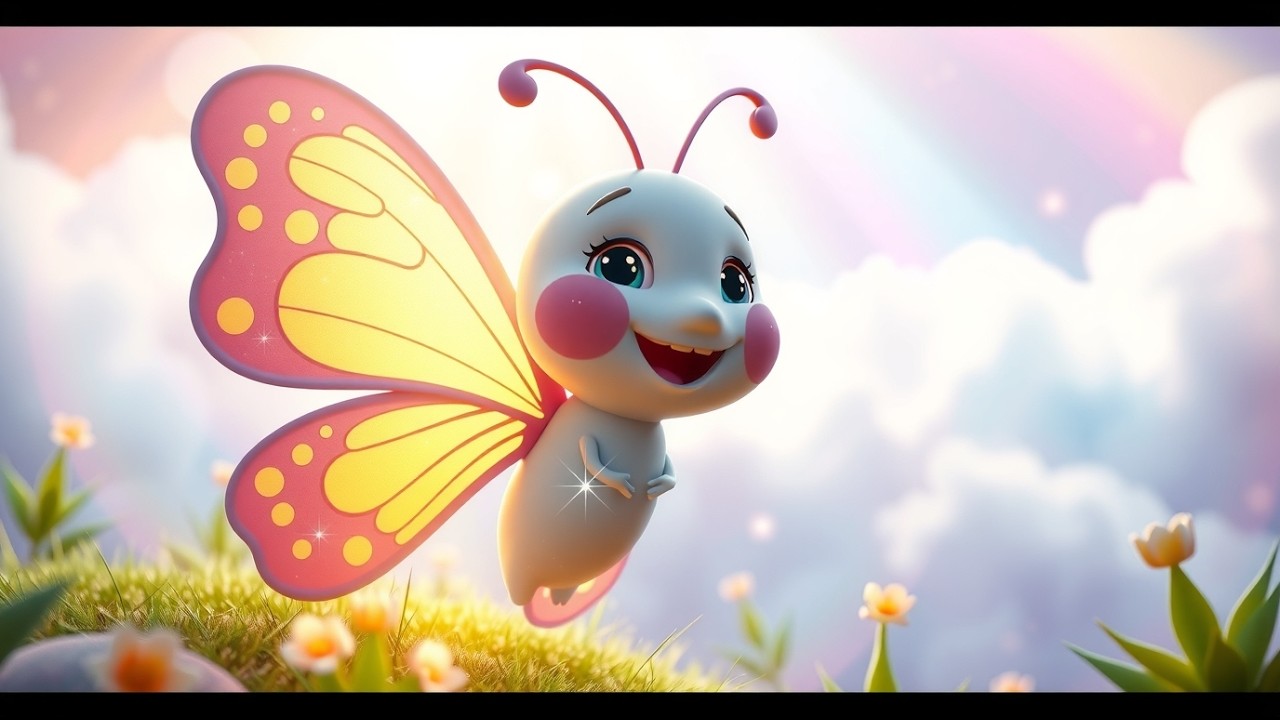 A Borboleta Feliz 🦋   Música Infantil Portuguesa