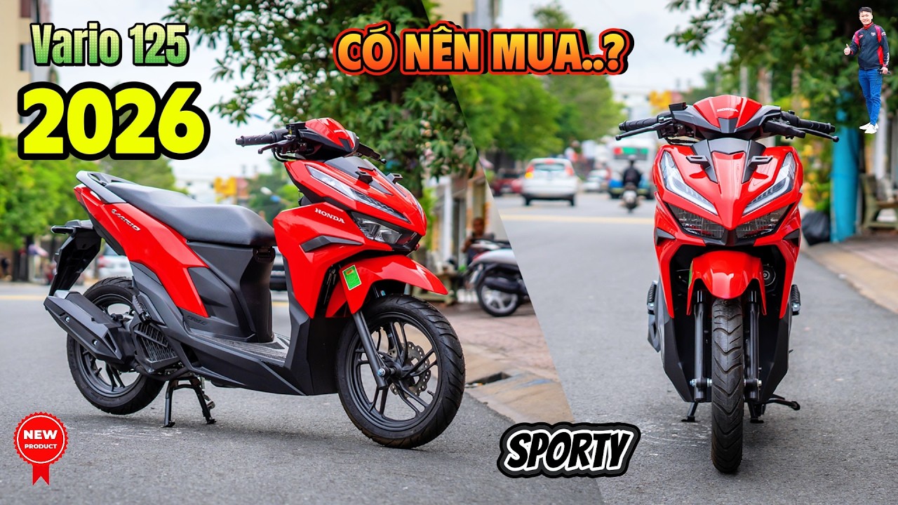 “NEW” Vario 125 2026 Sporty cập bến Việt Nam ▶ Vario 125 2026 có gì HOT..? 🔴 TOP 5 ĐAM MÊ
