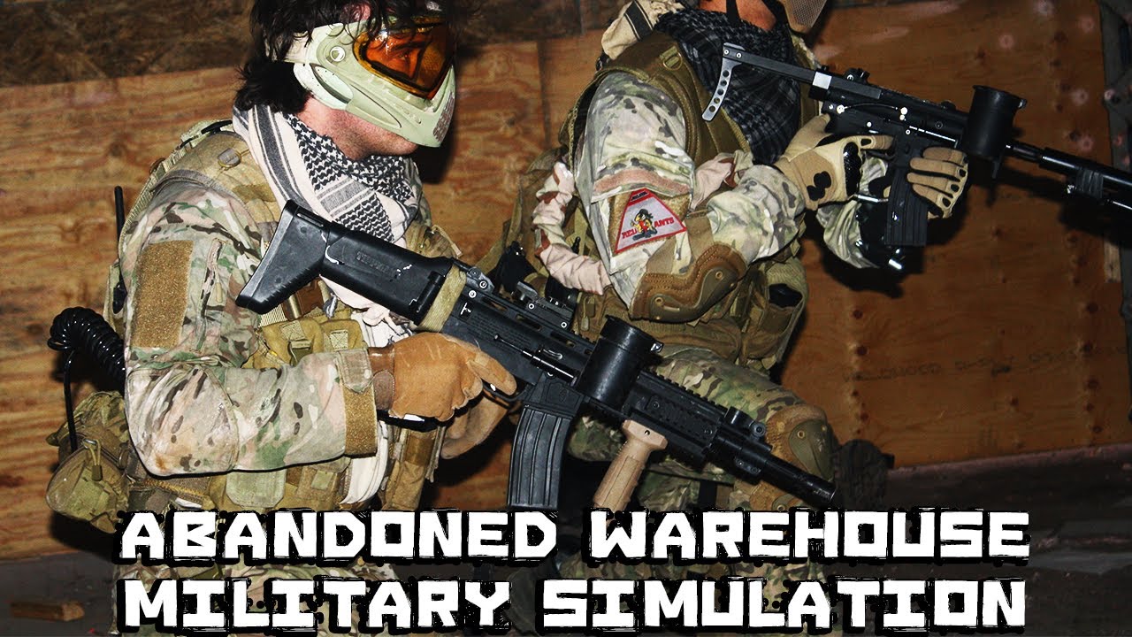 Paintball Abandoned Warehouse Military Simulation