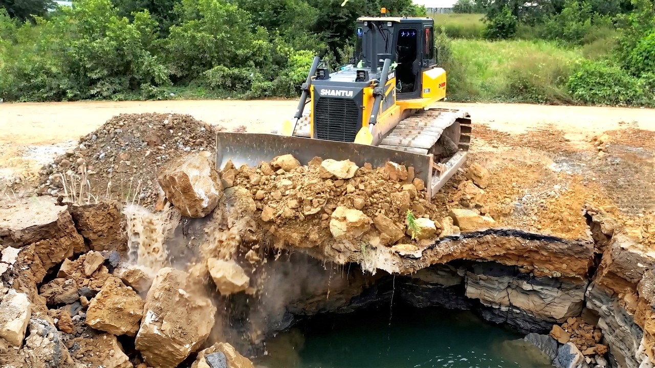 Expert Driver Dozer Skills Necessary to Navigate the Challenging Terrain and Execute the Filling