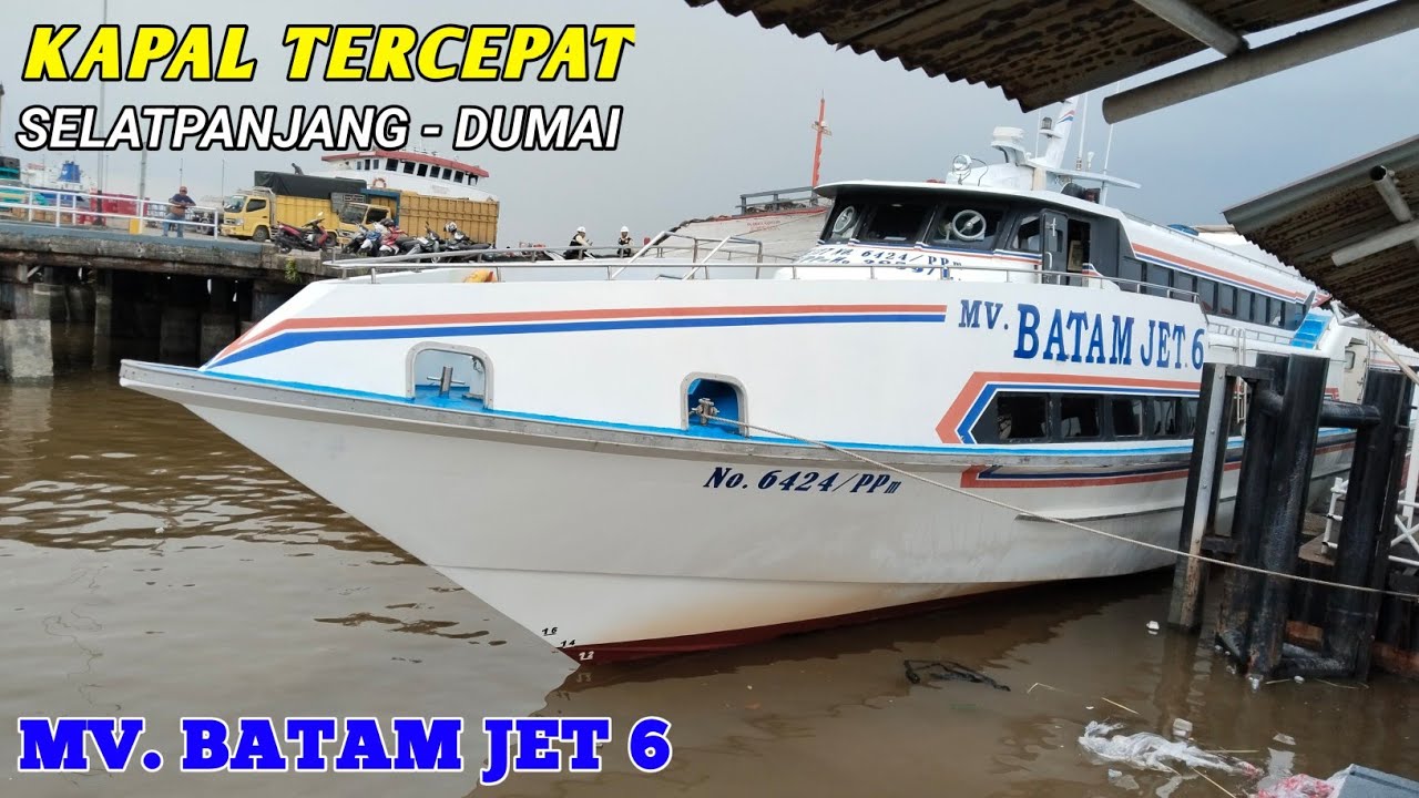 3,5 JAM NAIK KAPAL CEPAT BATAM JET 6 KE DUMAI‼️TRIP SELATPANJANG - PEKANBARU VIA DUMAI PART 1