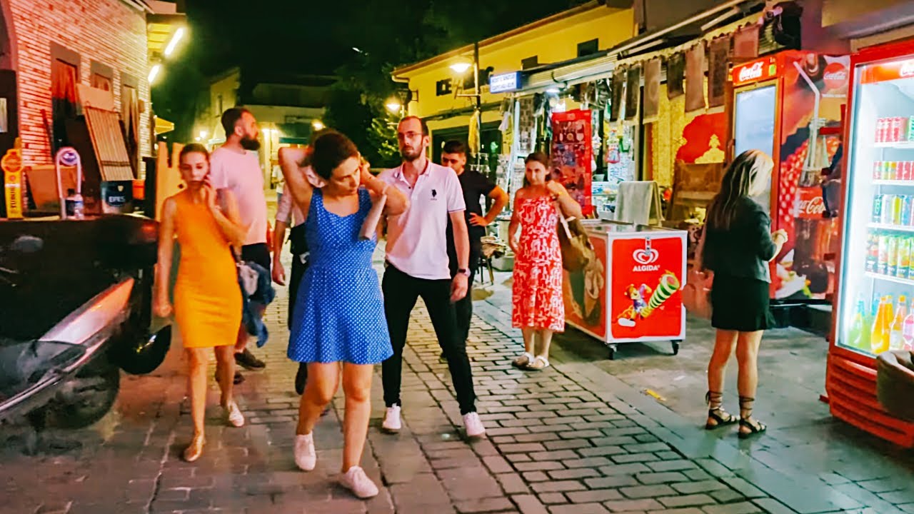 🇹🇷 Antalya Night Walk. Kalei&ccedil;i: The Old Town. Walking Tour. Turkey 4K