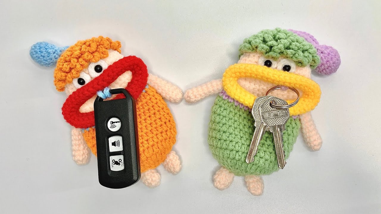 Crochet Keycover | Móc Túi Đựng Chìa Khoá |  Xuxu Crochet