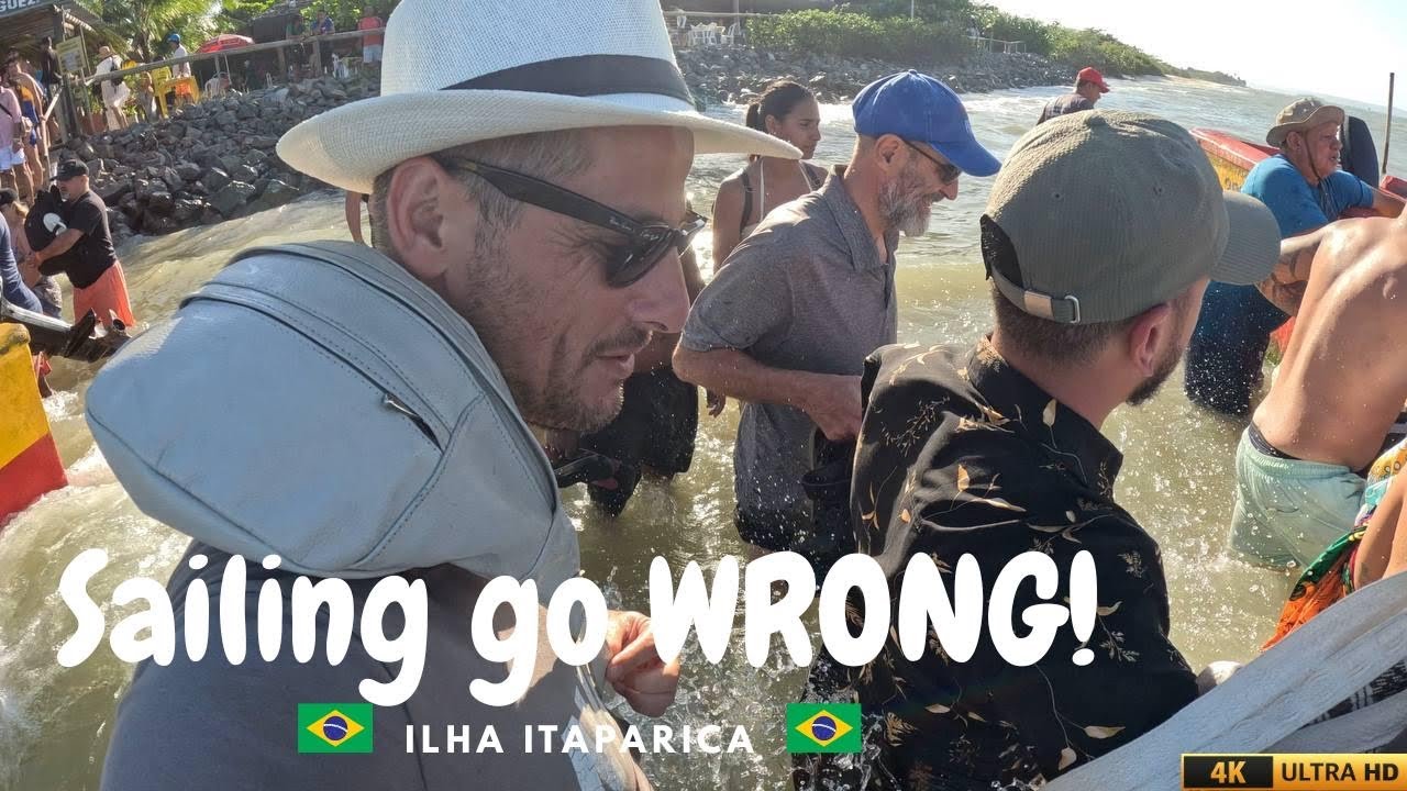 🇧🇷 Thrilling Escape to Itaparica Islands: Boat Engine Fails – We Almost Sank!