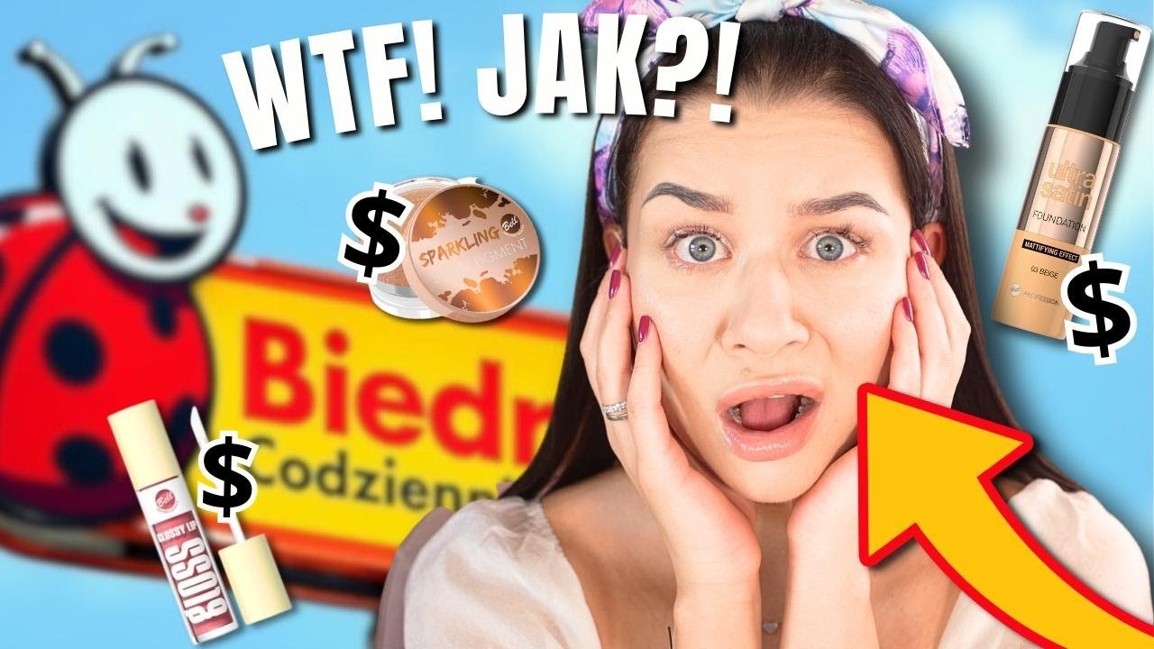 Cały makijaż kosmetykami z Biedronki! Cena SZOKUJE 😲 Zapłaciłam TYLKO 158 zł! True Beauty