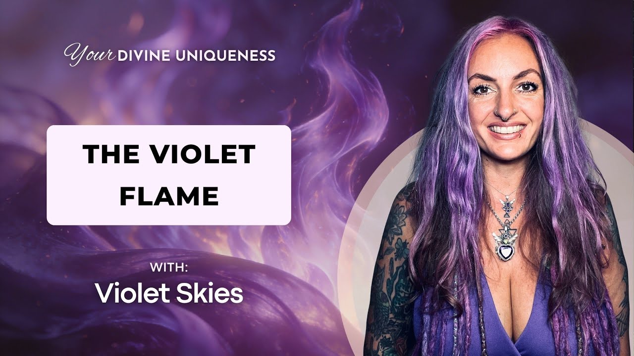 The Violet Flame with Violet Skies