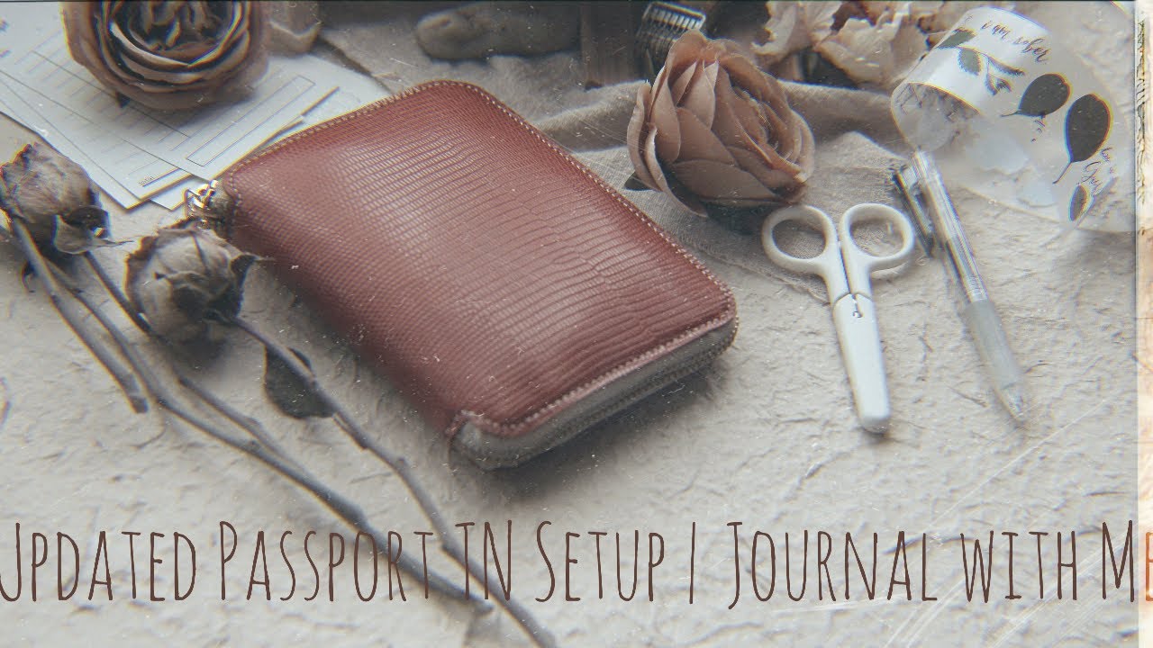 Updated Passport TN Setup and Journal With Me | Lollalane