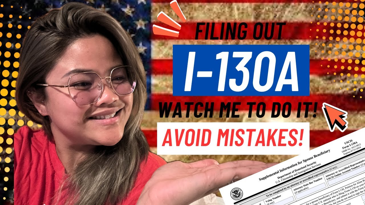 How I Filled My I-130A (Spouse Visa) — USCIS Form Tutorial (2025)
