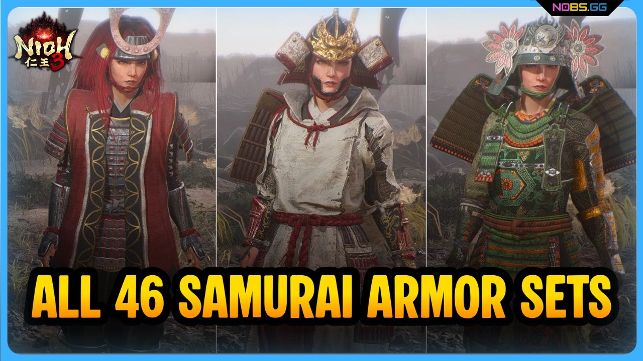 Nioh 3 All Armor Appearances Showcase | Samurai Style (Female)