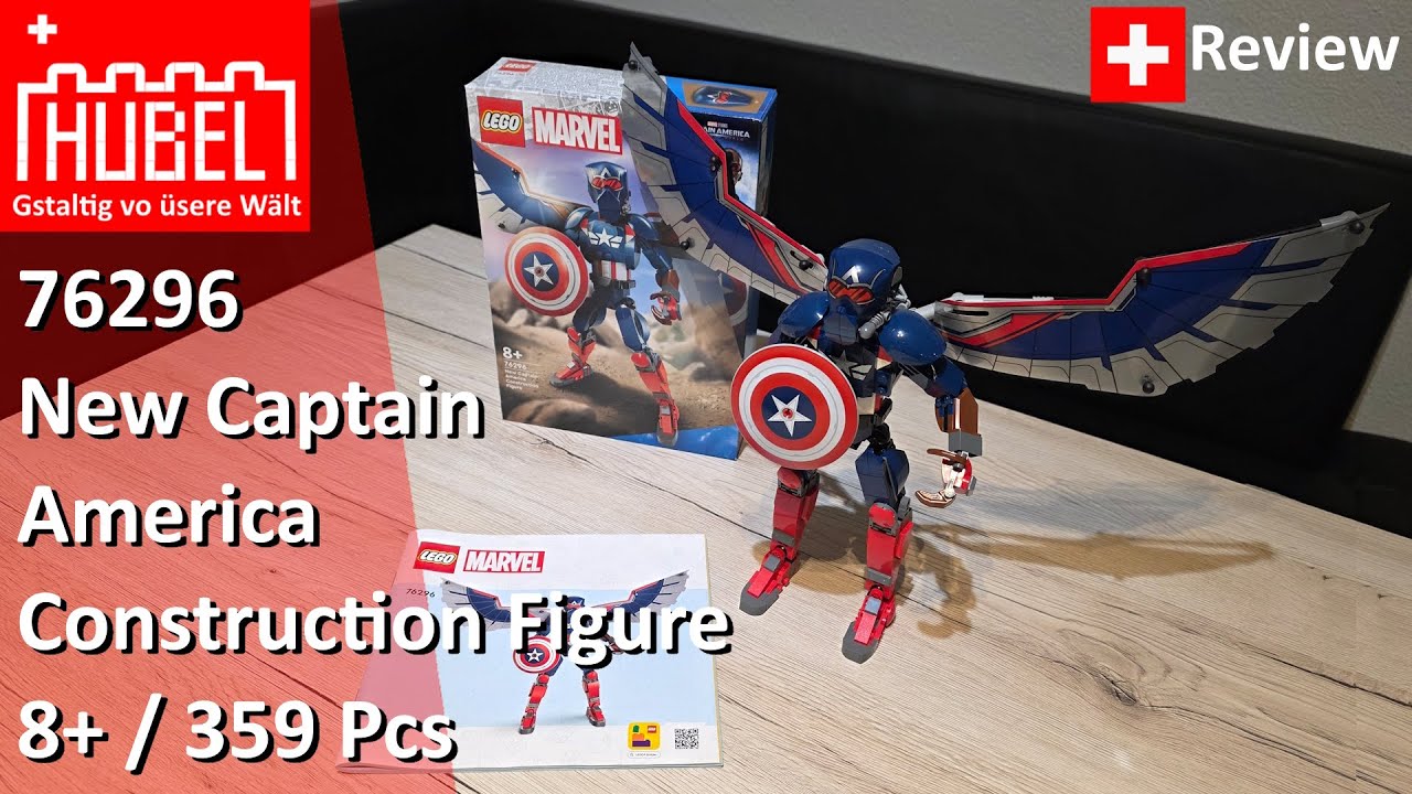 CH Review - LEGO® Marvel - 76296 - New Captain America Construction Figure