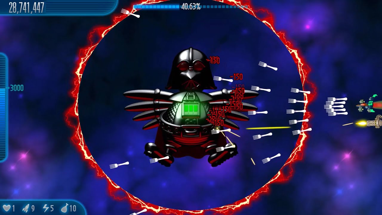 Phá đảo game bắn gà 5 [ chicken invaders 5] Giết boss