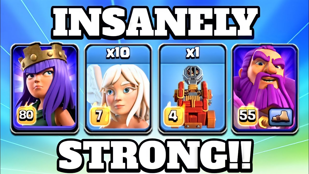 Queen Walk + 10 Healer + Warden Walk = INSANELY STRONG! Th14 Super Witch Attack & More | Th14 Attack