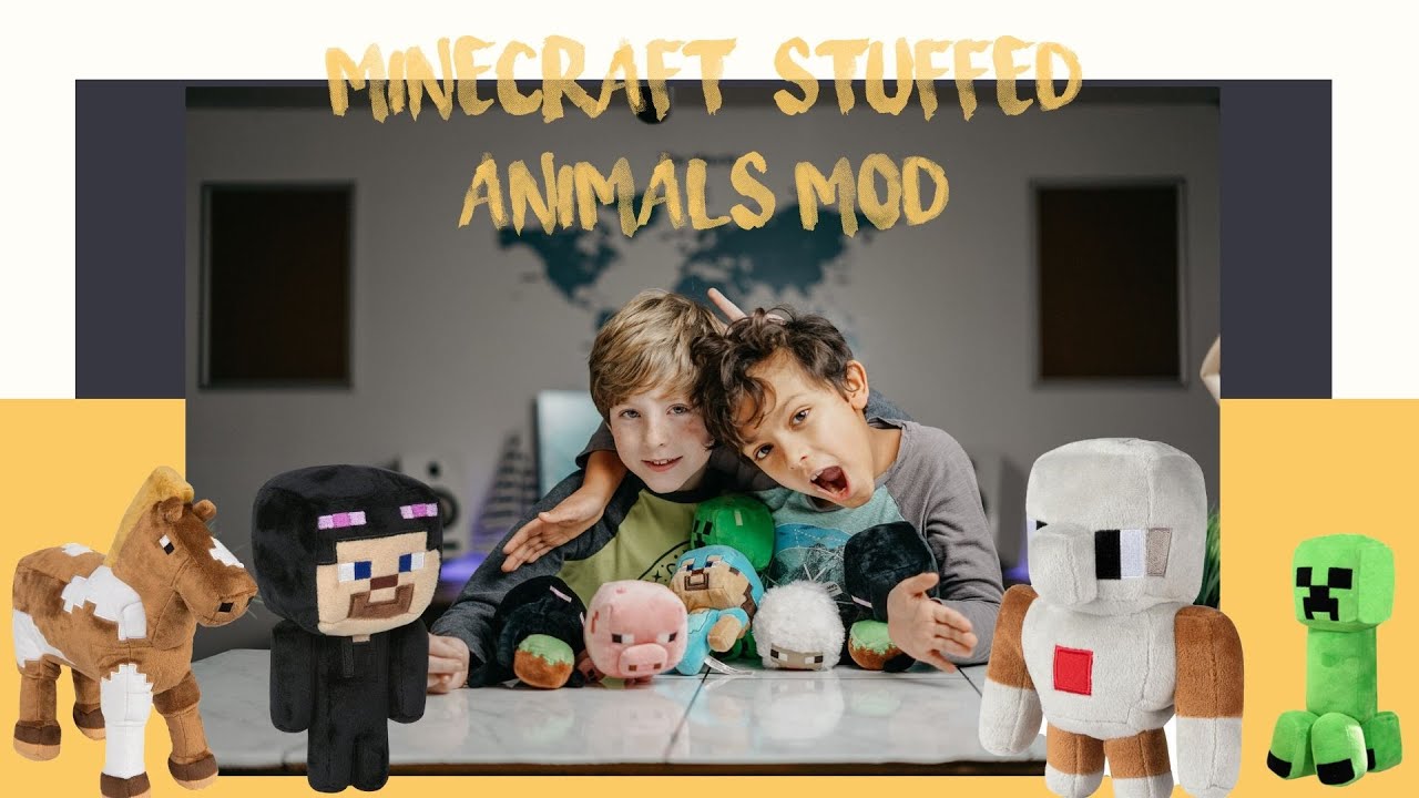 Minecraft  STUFFED ANIMALS MOD, Minecraft plush