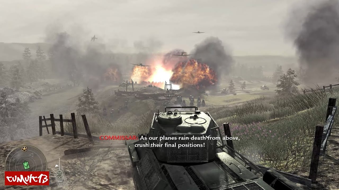 Call of Duty World at War - Mission 8 "Blood and Iron" Full Tank Walkthrough (No Commentary)