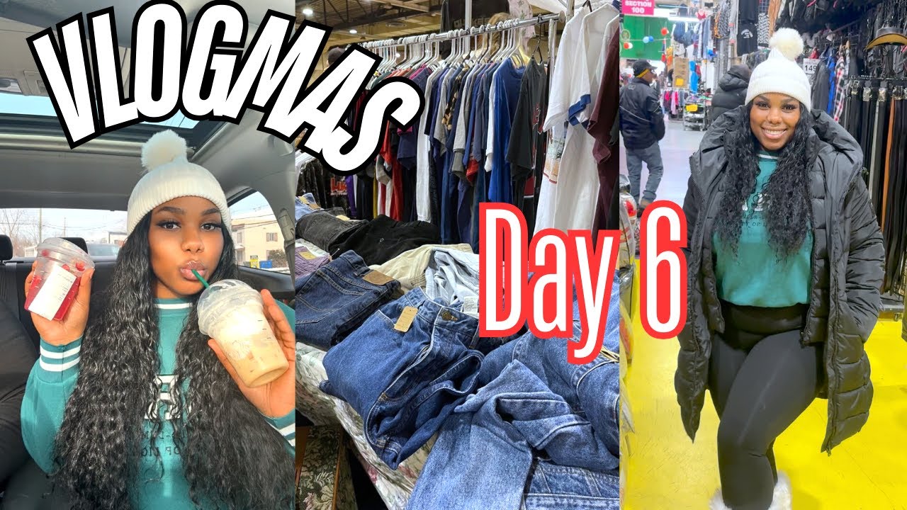 VLOGMAS: BOISSONS STARBUCKS DU TEMPS DES FETES , J'APPRENDS MON MARI À NÉGOCIER AU MARCHÉ LOL MDR
