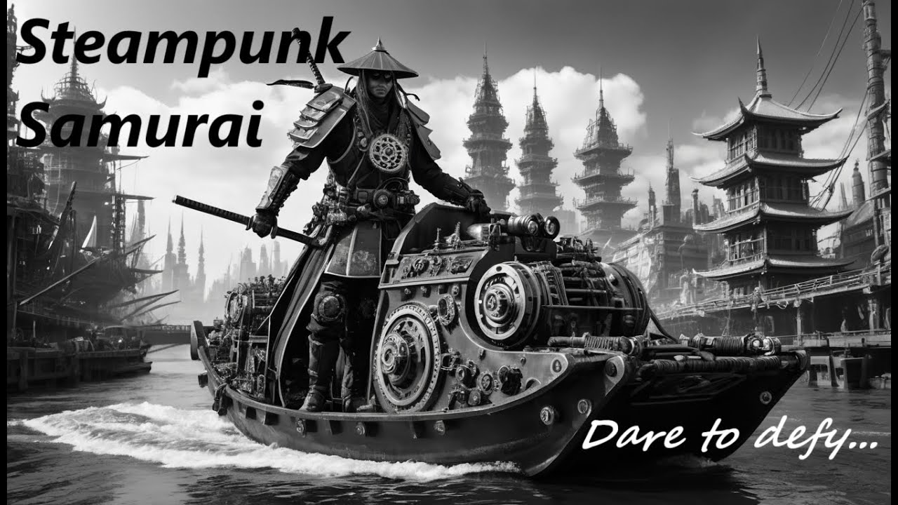 Another Tale About Samurai: AI Retro Futurism #aiartvideo #steampunk