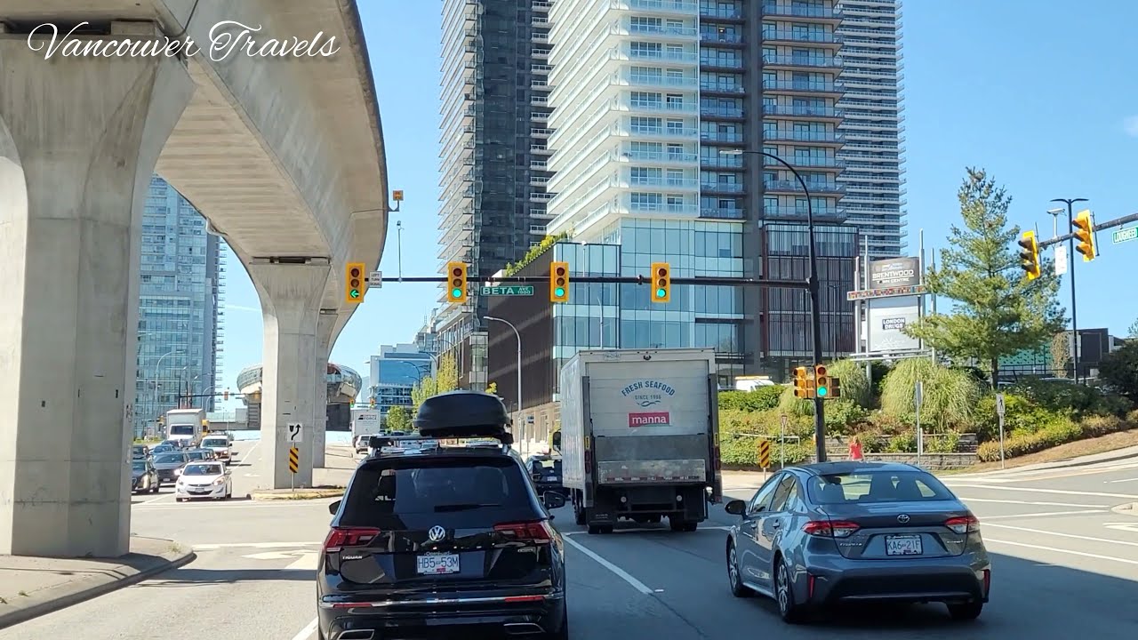 [4k] Driving Tour from Burnaby to Vancouver  Broadway | BC Canada