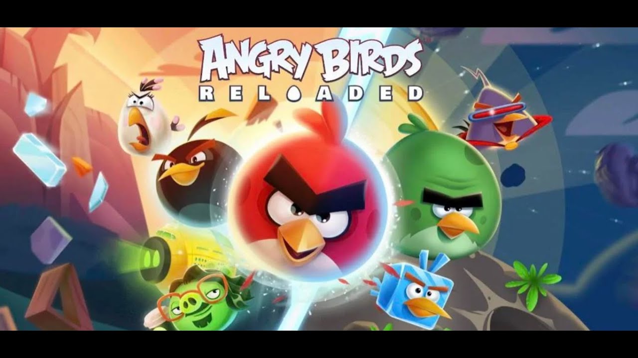 Angry Birds Reloaded (Space) (V3.5) All Levels & Golden Eggs/Eggsteroids
