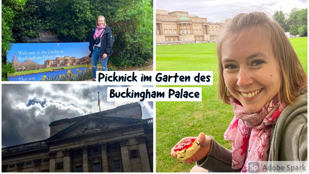 Picknick in den Gärten des Buckingham Palace