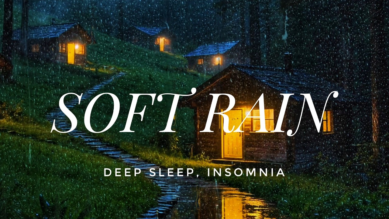 Enhance Your Productivity with Soft Rain and Piano Melodies - No Distractions Focus Music