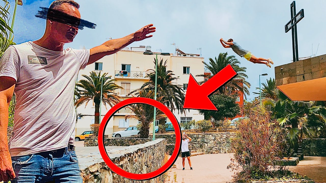 No TENÉIS🥚🥚 a saltar desde allí😮‍💨