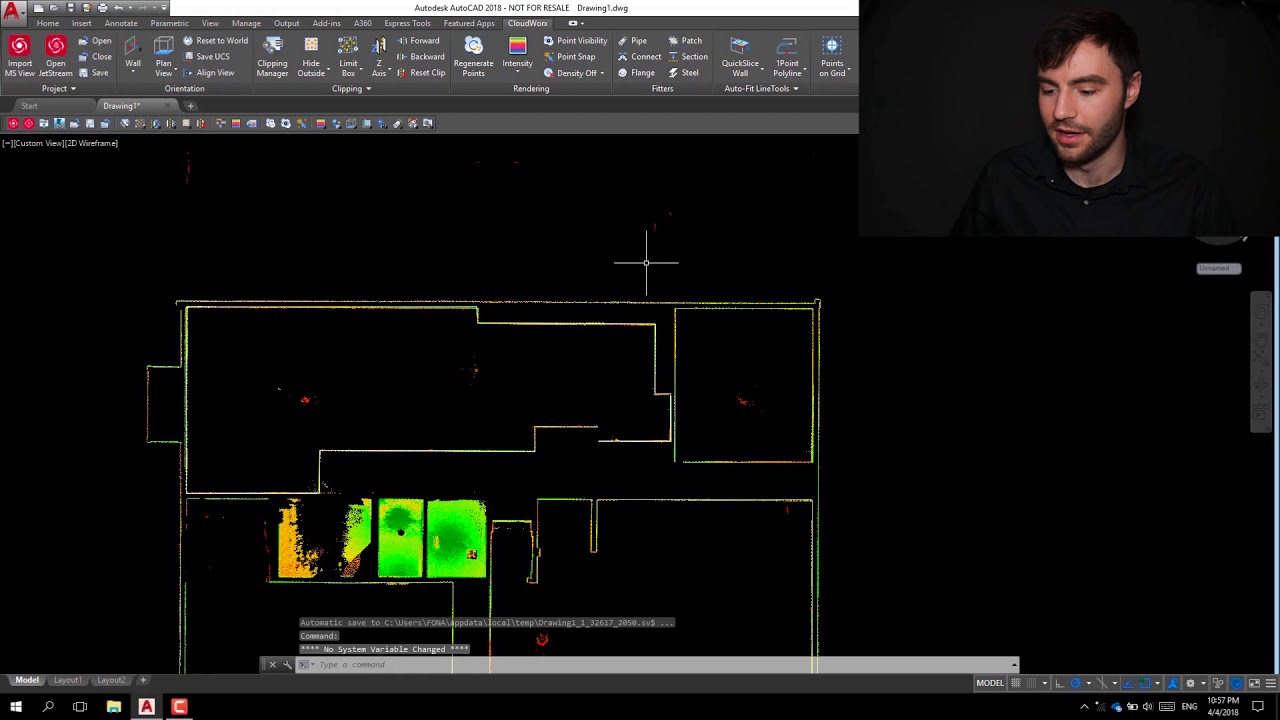 Cloudworx for AutoCAD: Quickslice