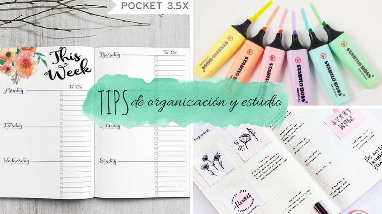 TIPS de ORGANIZACIÓN y ESTUDIO | Marta Torné