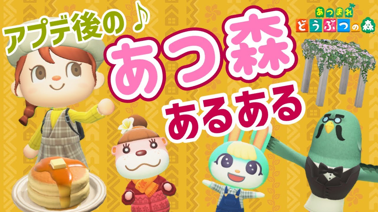 【あつ森アニメ】１１月５日＊アプデ後のあつ森にありがちなこと♪【あつまれどうぶつの森】