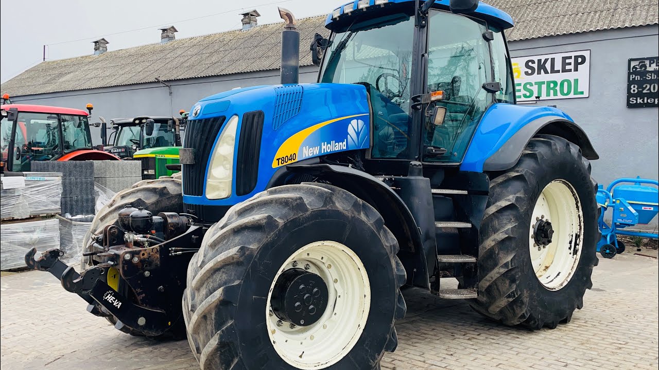New Holland T8040, 335 KM, przedni TUZ i WOM, na sprzedaż/for sale, prezentacja/review *PESTROL*