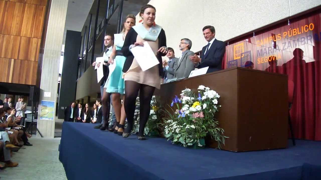 Universidad de Valladolid en Segovia. Acto graduación Octava Promoción Publicidad 18/5/2013 (5)
