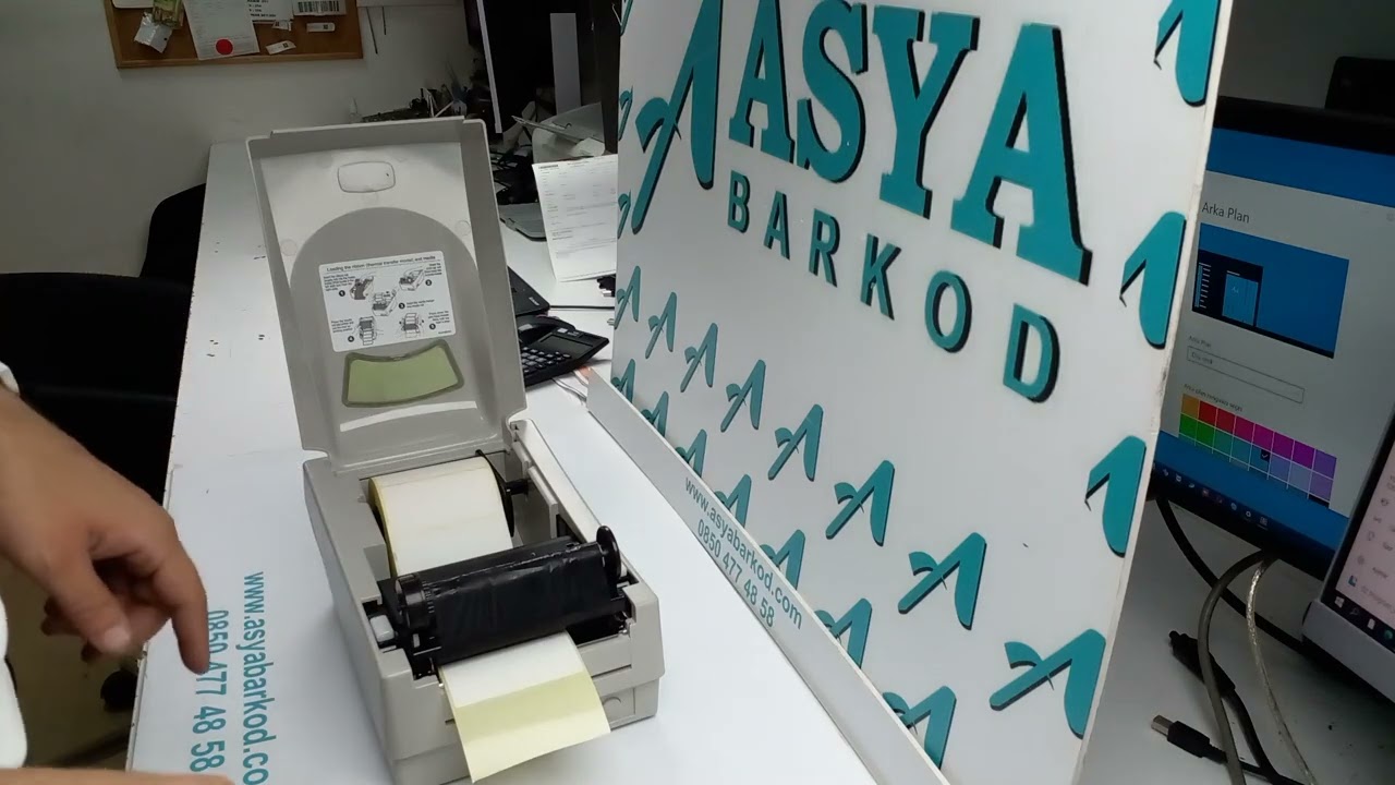 Bartender programı nasıl kurulur, Argox etiket ve ribon nasıl takılır? Argox ışık hatası  #argox