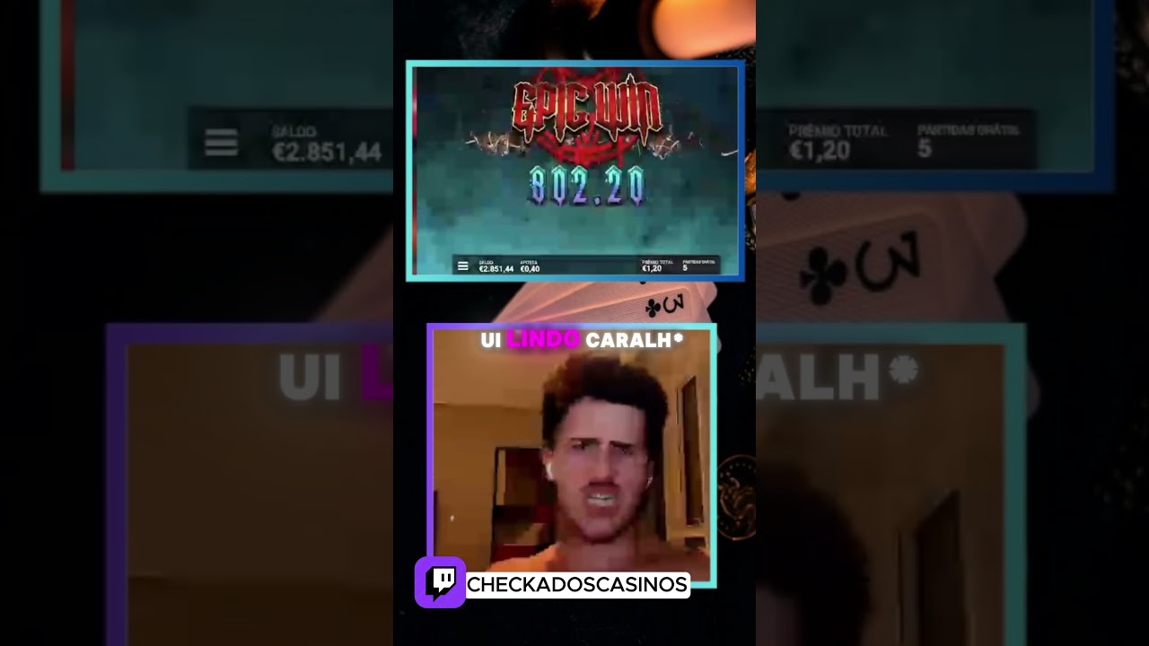 Assiste a isto &eacute; muito mais na Twitch checkadoscasinos #parati #viralvideo
