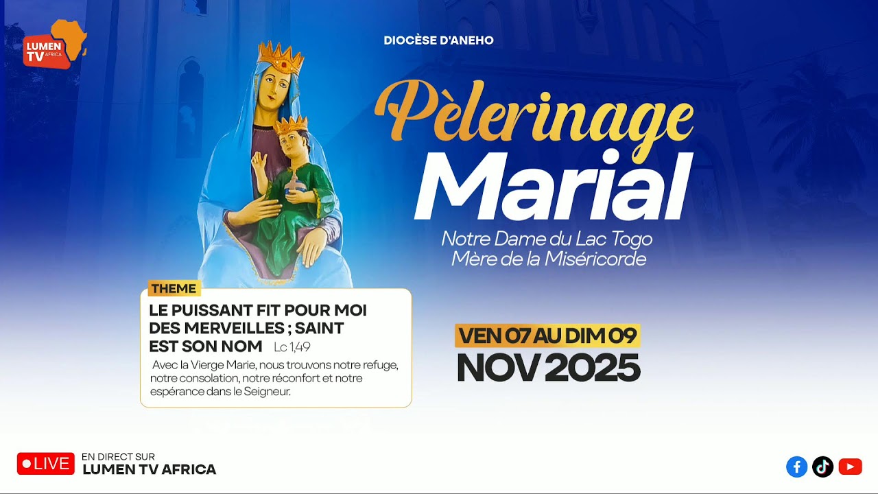 MESSE de guérison et de conversion des coeurs en direct de Togoville
